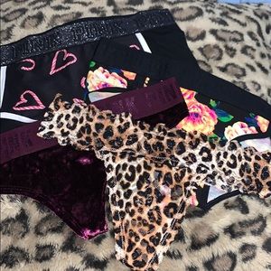 SOLD❗️4 Victoria Secret PINK panties.